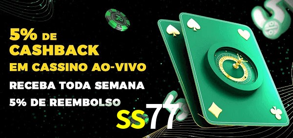 Promoções do cassino ao Vivo ss77